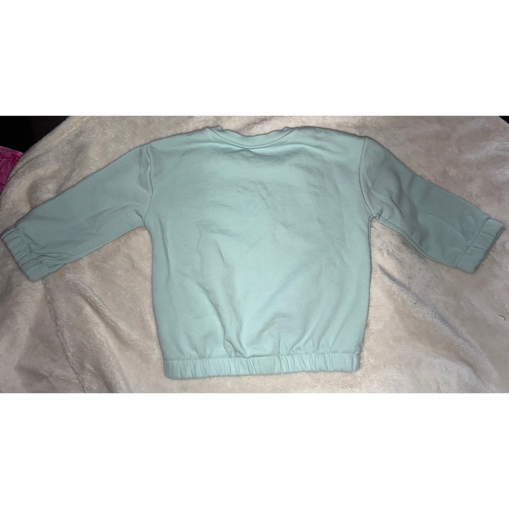 Disney Primark Mickey Mouse Sweatshirt and Joggers Set Mint Green 9-12 Months - Picture 2 of 10